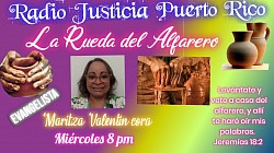 LA RUEDA DEL ALFARERO - MARITZA VALENTIN MIERCOLES 8:00PM
